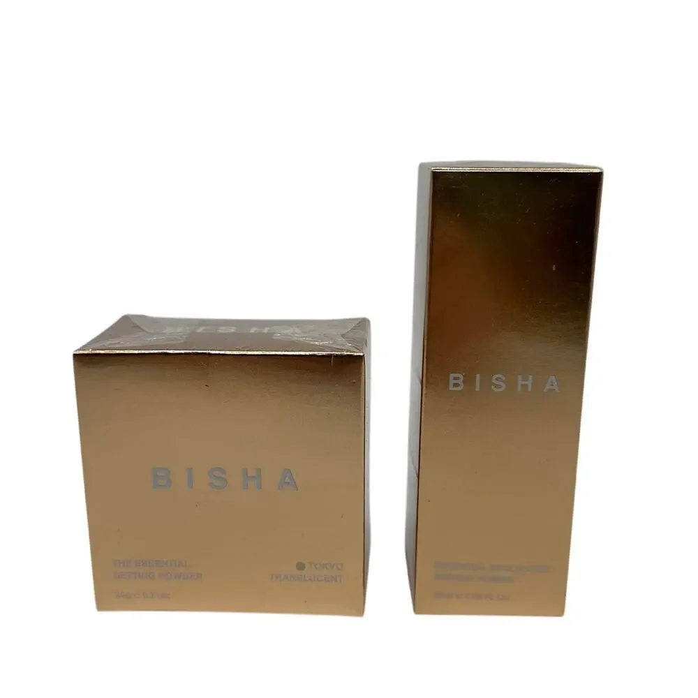 Bisha Essential Setting Powder Tokyo Translucent & Rice Water Makeup Primer